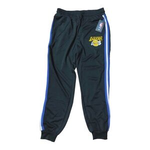 NBA Lakers Black basketball training season jogger pants size medium new‎